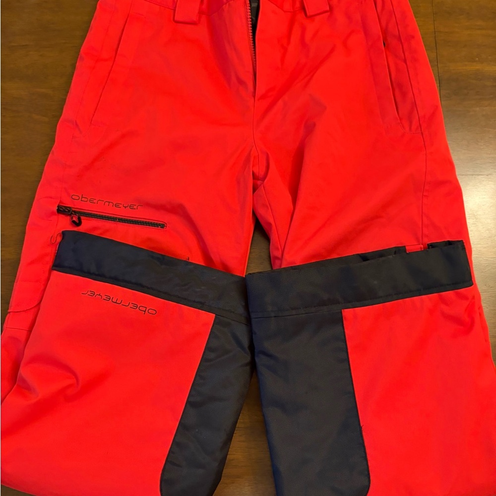 Obermeyer Orange and Black Ski or snowboard Pants